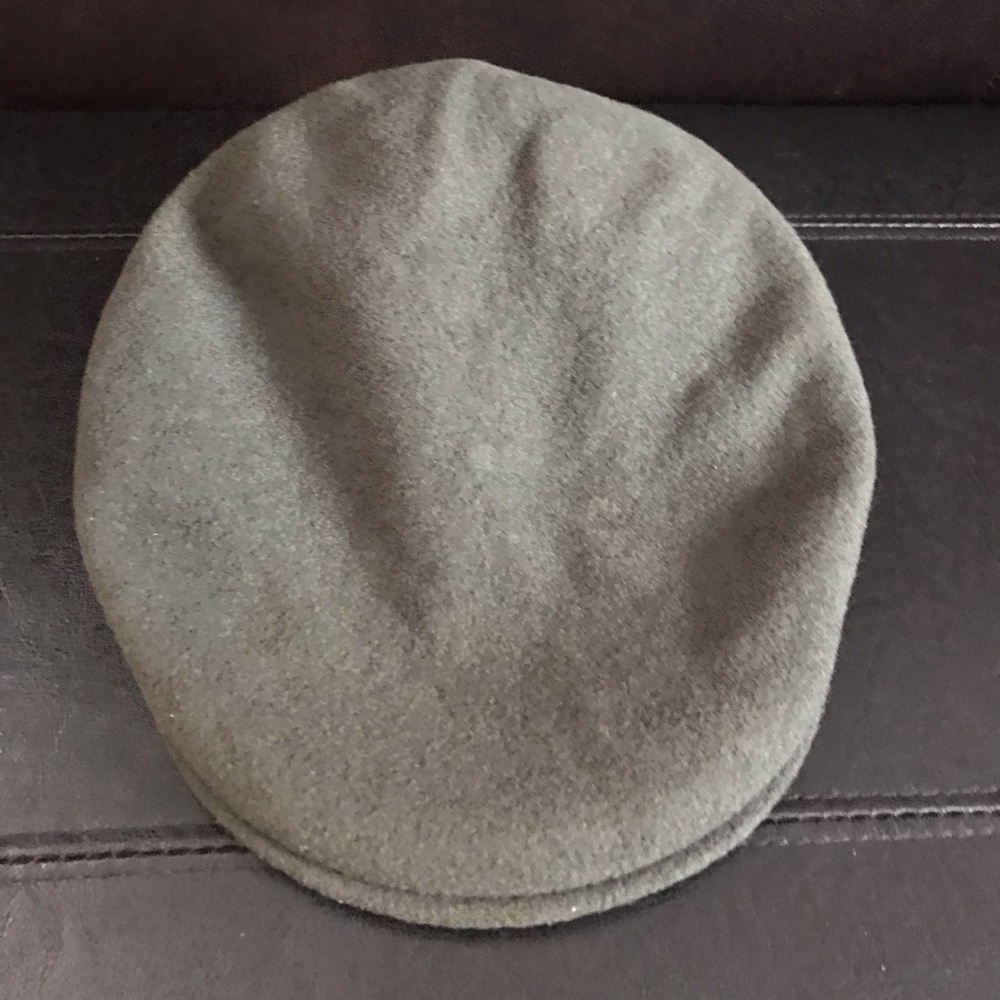 Kangol Wool Men's Olive Green  Flat Cap With Earflap Size XL